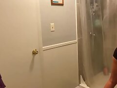 Hidden_Cam_Home_Bathroom_5 Sexy Sarah Surrenders to Her Lover's Irresistible Desire