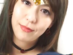 ONH06 Dark-Haired Japanese Beauty Riding His Thick Cock With Passion