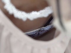 kekkon-54 Seductive Asian Beauties with Short Hair Teasing Outdoors