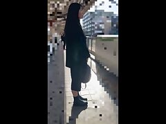 densya153-p Cutie Brunette's Tight Pussy Thrills with Massive Cock Encounter!