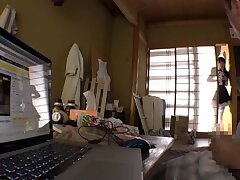 MIGD-781 Hot Japanese Babe Tempts Muscle Man In Sultry Bathroom Encounter