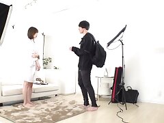 LULU-154 Hot Japanese Temptress Provides Blowing & Manual Stimulation Expertise