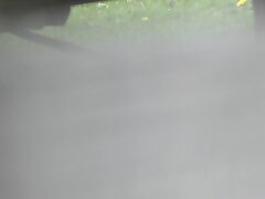 bench640 Passionate Sweetie Enjoying Rough Threesome With Three Excited Guys