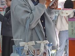 BC-AA-396 Skilled Asian Blonde Seductively Deepthroats Thick Manhood Easily