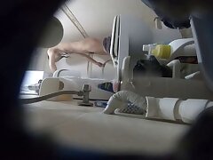 The_evil_landlords_bathroom_1 Seductive Shaved Haruka Takes Cock Deep While Spread Wide Open