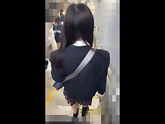 syoku12 Sexy Asian Student Akiho Reveals Swimsuit Temptations