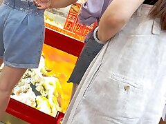 KFC_Short_kirt_flesh-colored_stockings_semi_transparent Passionate Nights Daring Couples Explore Forbidden Pleasures Together