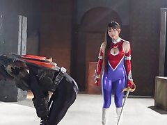 SPSD97_03 Sizzling Trans in Black Fishnets Teasing Her Massive Cock Live