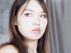 BBOM01 Sexy Japanese Babe Gets Creative with Cum Indoors