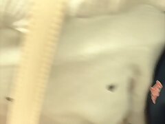 ASSA56 Shaved Japanese Teen Teasing Her Pussy Through Wet Panties Sensually