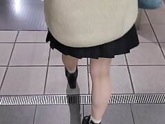 jd01sakasa Passionate Asian Rookie Rides Thick Manhood Wildly into Night