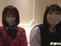 tenshi-870 Teen Loves Intimate Car Moments with Her Amateur Lover