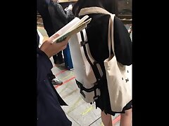 chikan1bull Naughty Cutie's Expert Fingering of a Tight, Tempting Pussy